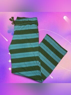 vtg y2k striped pj pants - xhilaration, sz lg
